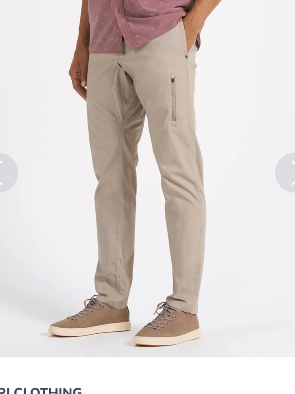 Vuori Ripstop Climber Pants V412 Tan Khaki Size Large